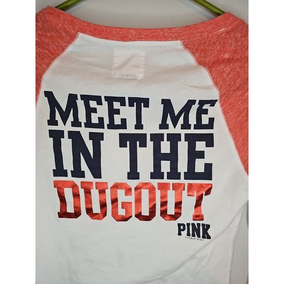 Victorias Secret Pink St Louis Cardinals Baseball T Shirt Size XS 3/4 Sleeve - Picture 5 of 5